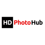 Logotipo do hub de fotos HD